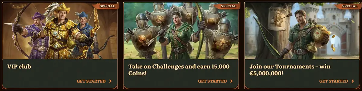 Promoties en bonusvoordelen in WildRobin Casino-spellen